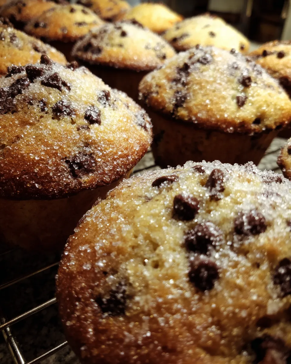 Bakery Style Chocolate Chip Muffins