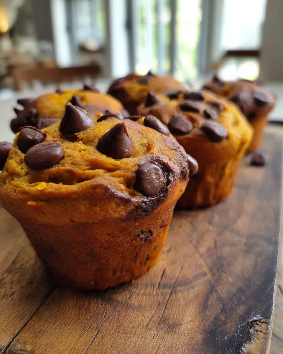 The Ultimate Pumpkin Chocolate Chip Muffins: A Taste of Fall in Every Bite