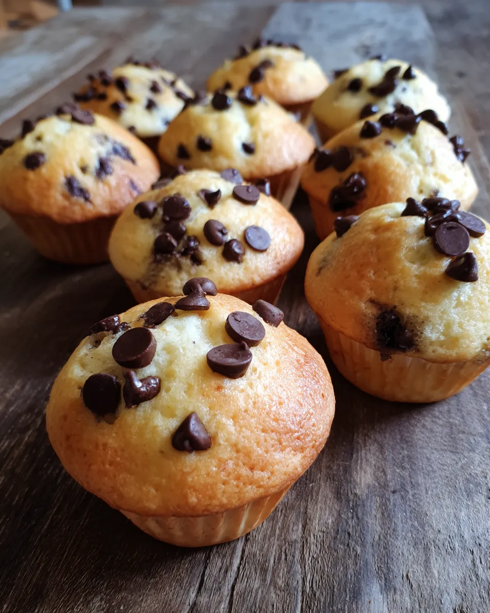 The Muffin Miracle: Greek Yogurt Chocolate Chip Muffins